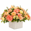 Composition Florale Artificielle en Couleurs Pastel