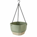 Pot de fleurs suspendu 20cm pour intérieur extérieur - Vert Beige