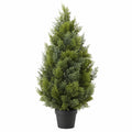 Cyprès Artificiel Vert en Pot - 90 cm