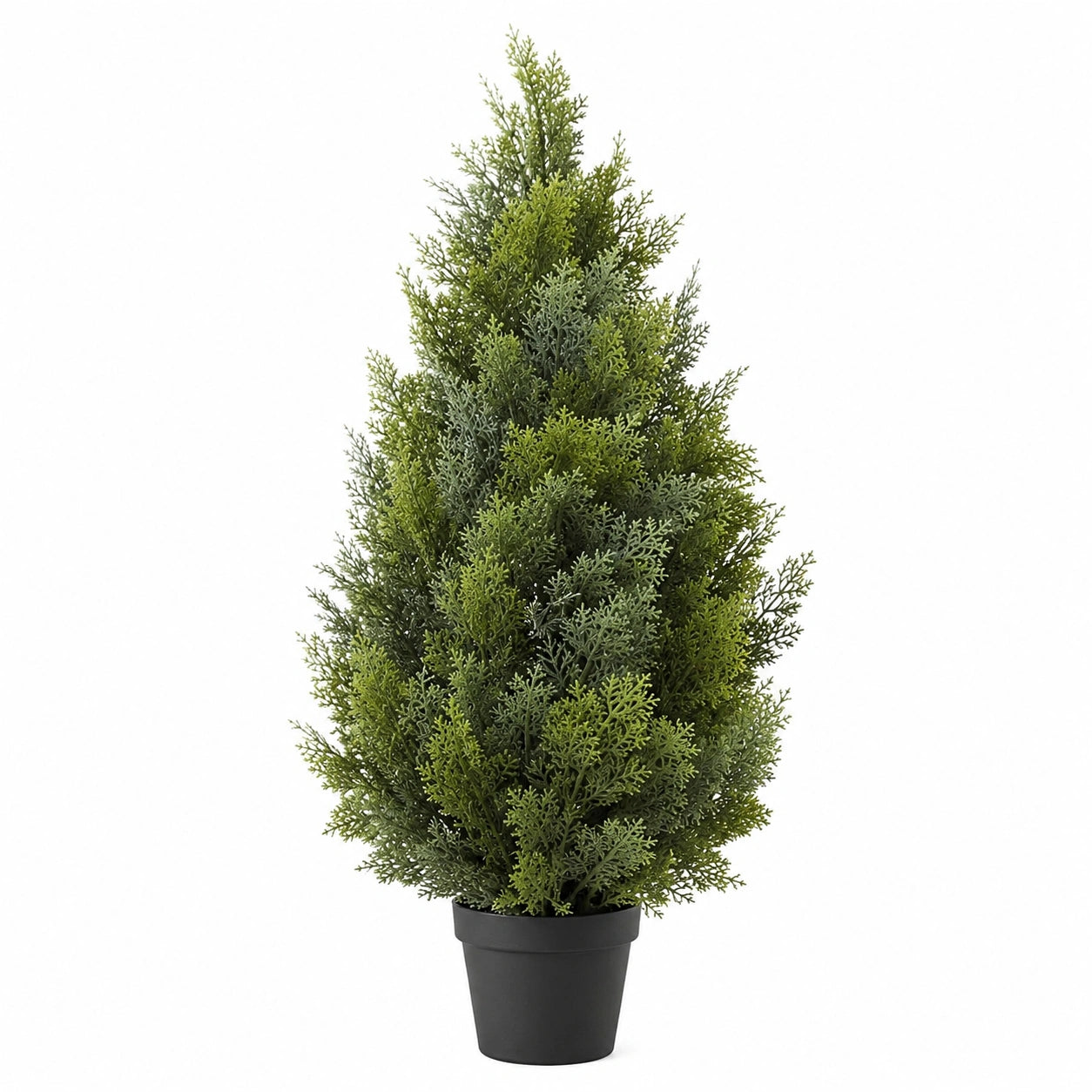 Cyprès Artificiel Vert en Pot - 90 cm