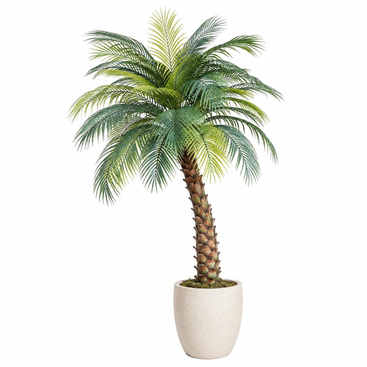 Plante Artificielle de Palmier en Pot 180 cm - Vert/Marron
