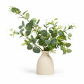 Plante Artificielle Eucalyptus avec Vase Beige 45 cm