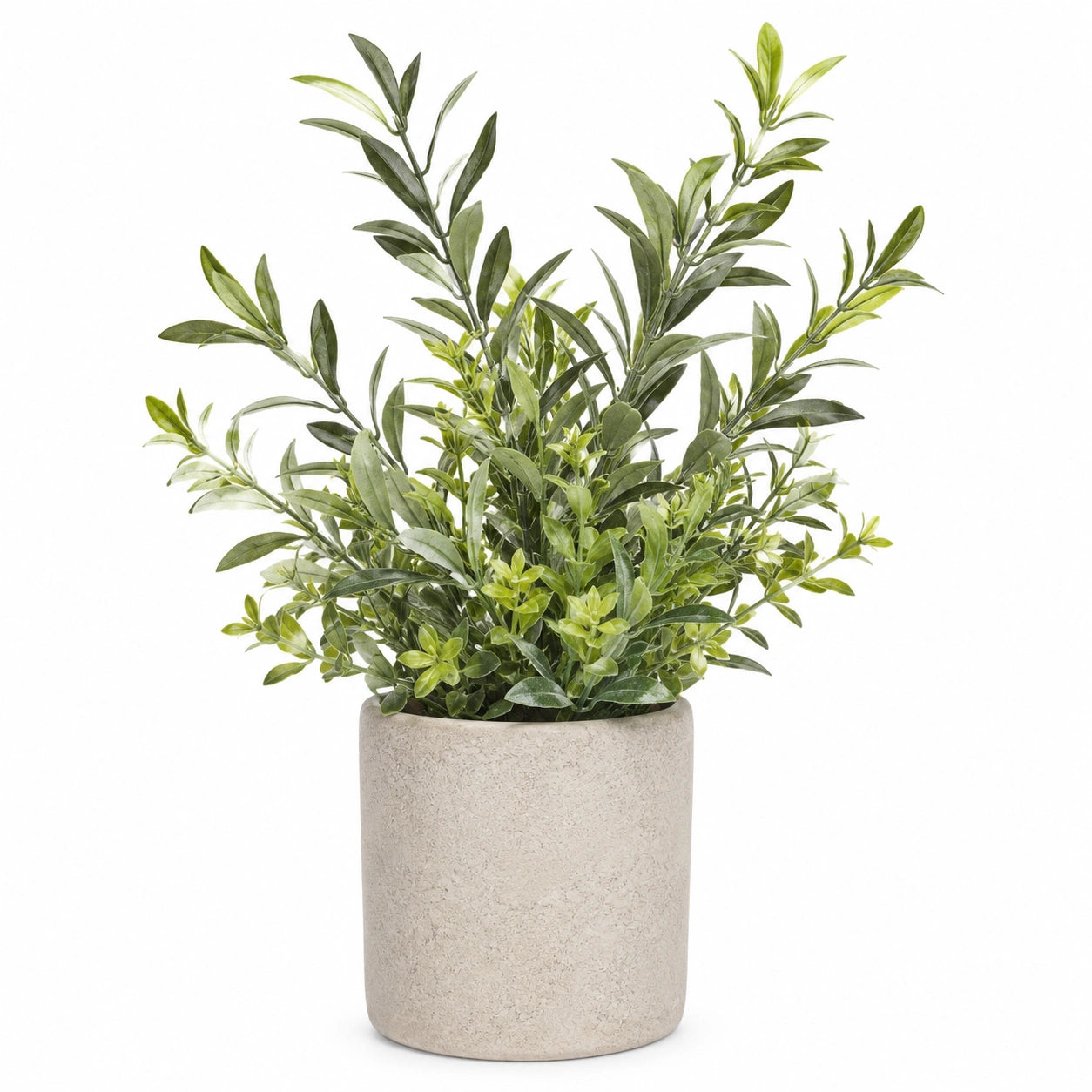 Plante Artificielle en Pot Effet Pierre 40 cm