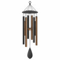 Carillon éolien en métal noir et cuivre 100 cm