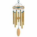 Carillon Éolien Doré et Bois avec 8 Tubes