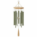 Carillon éolien extérieur vert 80 cm