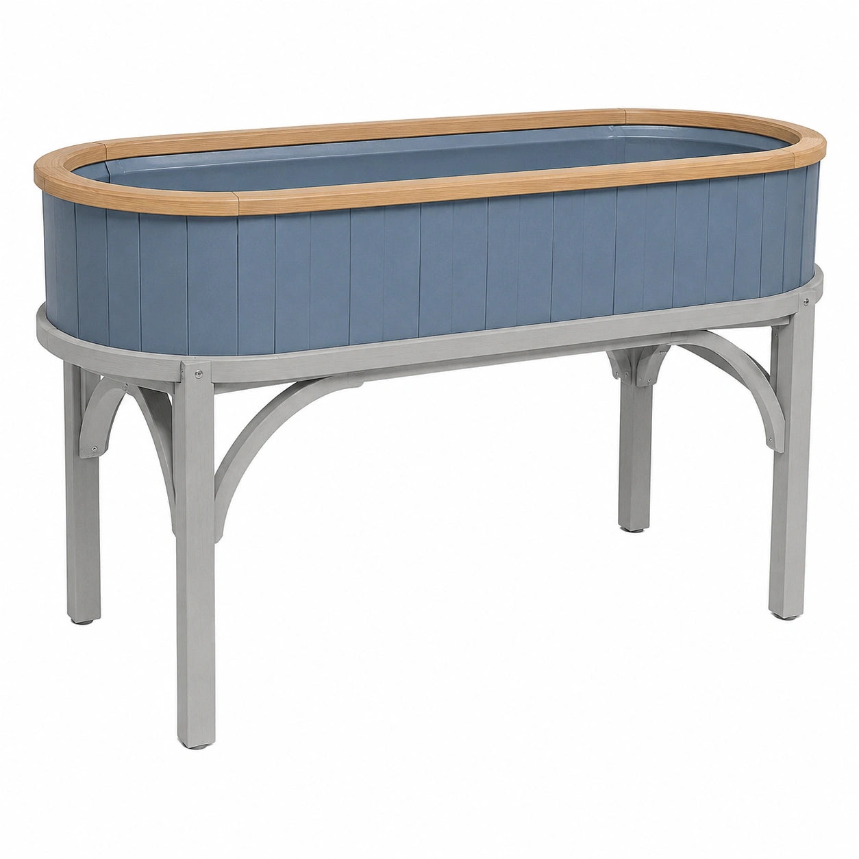 Jardinière Surélevée Extérieure Bleu et Gris