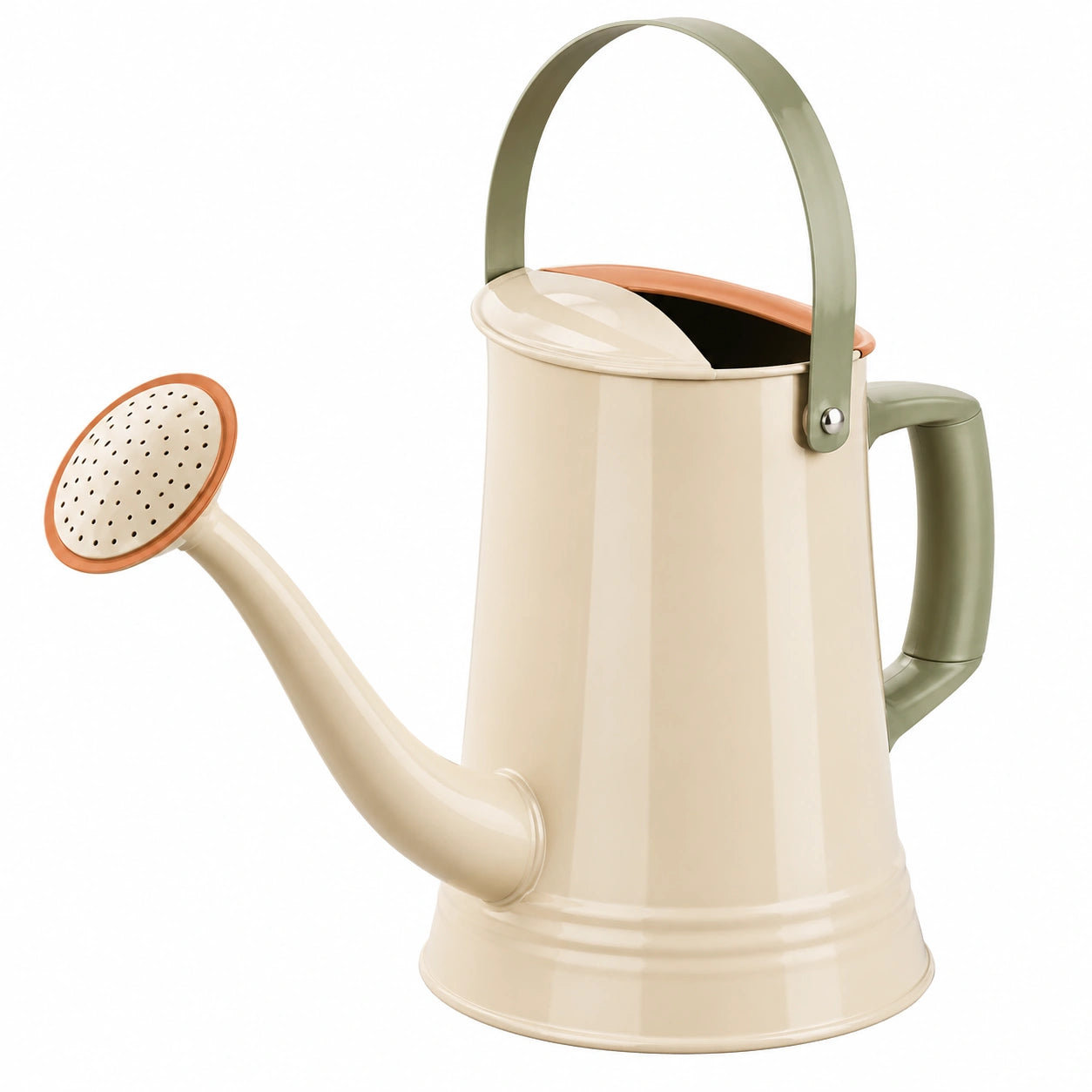 Arrosoir crème 1.5L avec poignée ergonomique